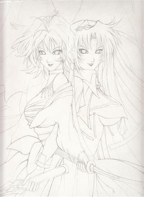 Two Female Warriors By MikazukiShigure Hentai Foundry
