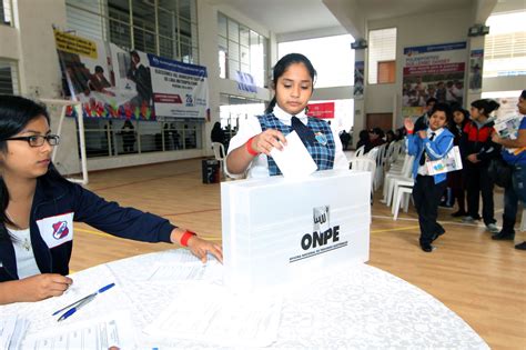 Onpe Participará En La Elección De Más De 1600 Municipios Escolares En