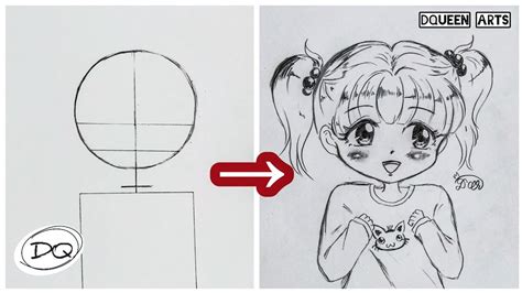Cara Gambar Sketsa Wajah Anime Pulp