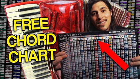 How To Play Accordion With Free Chord Chart Beginners Accordion