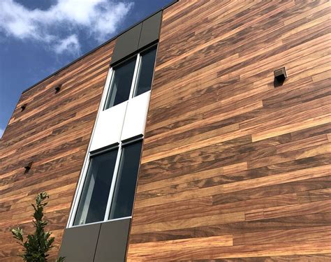 Faux Wood Aluminum Panels Battens Decking Modern Materials Wood