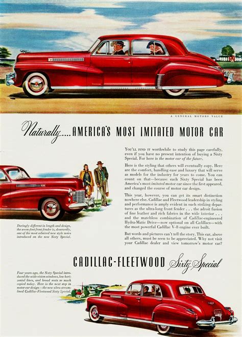 1941 Cadillac Brochures Vintage Ads Vintage Advertisements Vintage