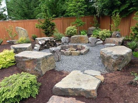 Image Result For Outdoor Seating Area With Pea Gravel Fire Pit