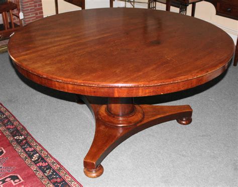 Large Victorian Mahogany Round Dining Table 560039 Sellingantiques