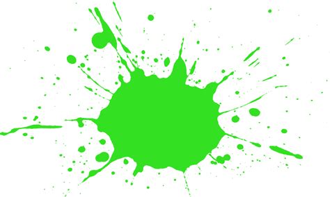 Download Green Paint Splatter Png Blue Color Splash Png Full Size