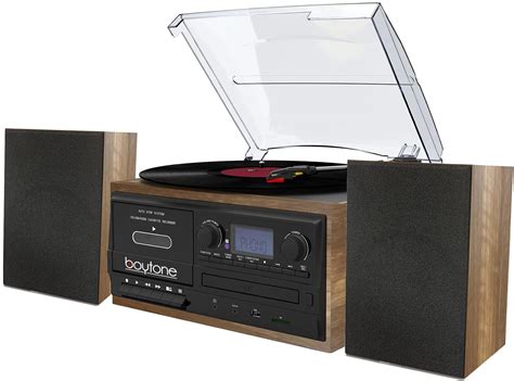 DIGITNOW Bluetooth Record Player With Stereo Speakers Turntable For