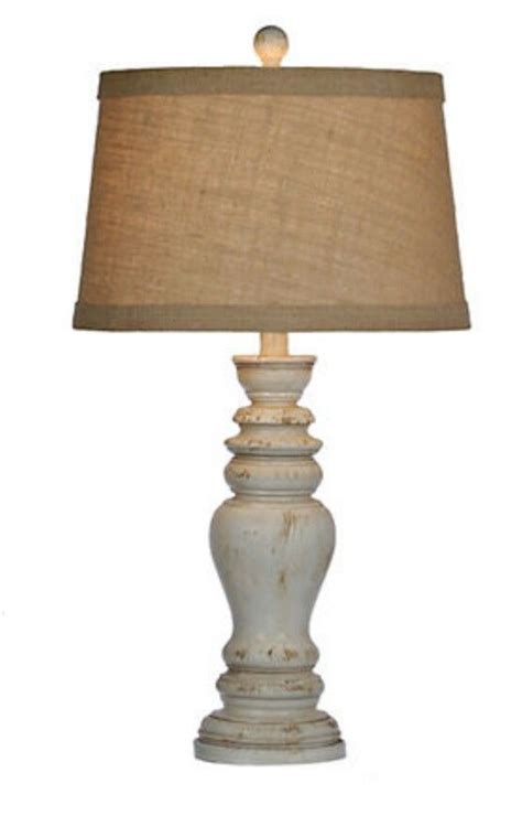 Weathered gray geometric pottery table lamp. Rustic cream table Lamp | Farmhouse lamps, Modern farmhouse lighting, Lamp