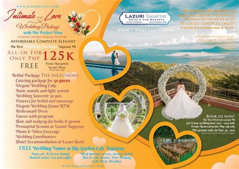Affordable Wedding Packages By Livetrix Events Metro Manila Philippines Wedding And Debut