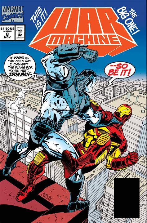 War Machine 1994 8 Comic Issues Marvel