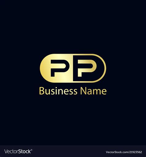 Download logos png format high resolution & transparent background. Initial letter pp logo template design Royalty Free Vector
