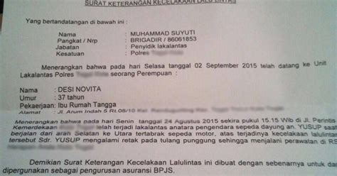 Mungkin cuma itu proses pembuatan surat kehilangan i kantor kepolisian, semoga artikel kali ini bermanfaat. Contoh Surat Pernyataan Bersama Kecelakaan Lalu Lintas ...