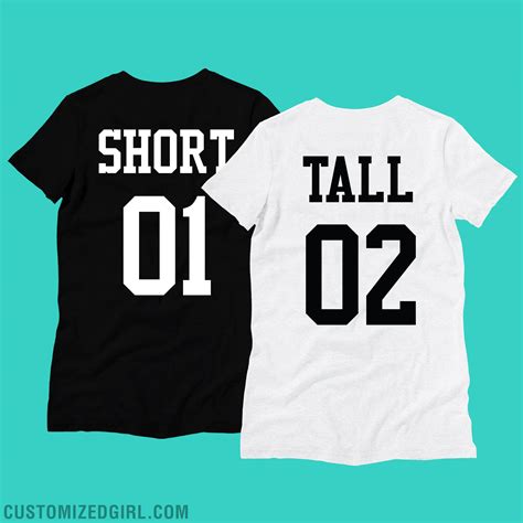 Tall And Short Best Friend Shirts