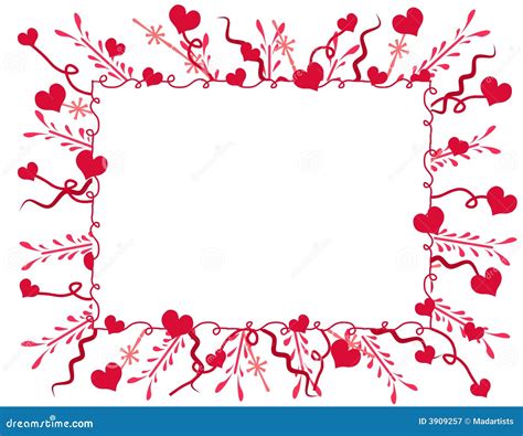 Border Valentine Stock Illustrations 94872 Border Valentine Stock