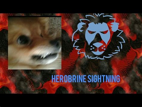 No swearing in the comments 2: Herobrine Sighting mcpe 2017 - YouTube