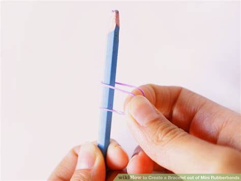Segmented ponytail hairstyle without rubber bands. How to Create a Bracelet out of Mini Rubberbands: 14 Steps