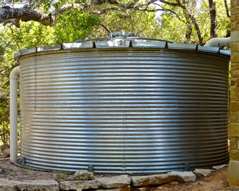 Metal Water Storage Low Profile Cistern Tanks