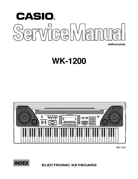 Casio Wk 200 Keyboard Manual