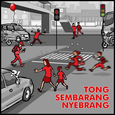 Saat kita berjalan di sembarang tempat kita tidak memperhatikan jalanan nya ( lihat. Bandung Tertib #05 Menyeberang Jalan | Your Bandung