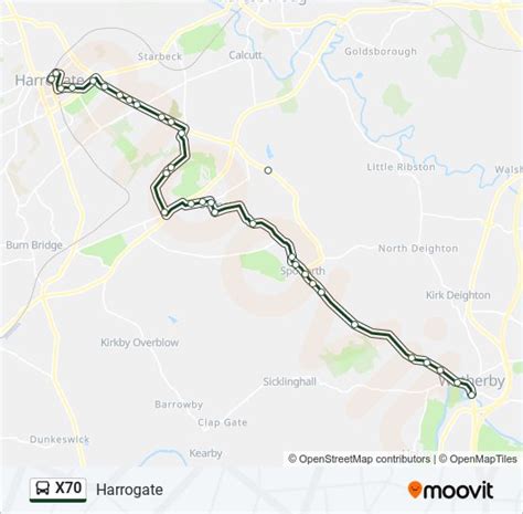 X70 Route Schedules Stops And Maps Harrogate Updated