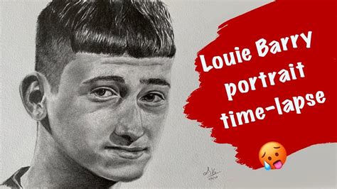 Louie Barry Super Realistic Pencil Portrait Drawing Time Lapse