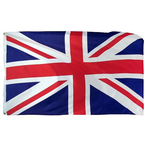 The flag is the flag of england with the stylized sword of st. British Flags