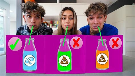 Don T Choose The Wrong Mystery Drink Challenge Youtube