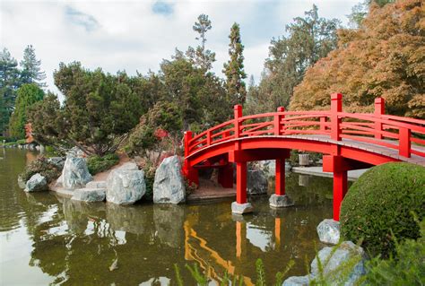 Free Stock Photo Of Bridge Japanese Garden Red