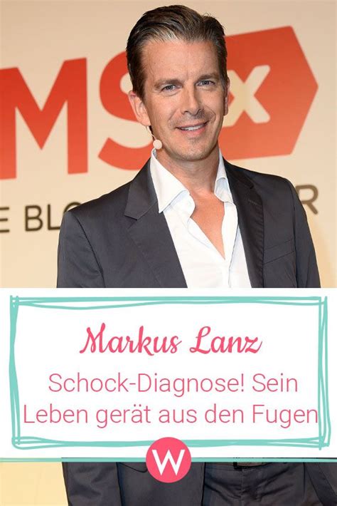 Neben dem sohn aus erster ehe hat markus lanz mit seiner frau angela eine. Markus Lanz: Schock-Diagnose! Sein Leben geriet aus den ...