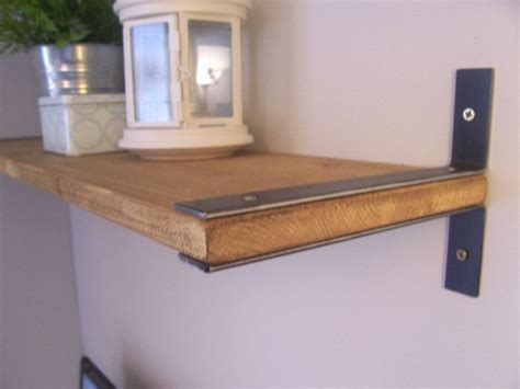 Get it as soon as tue, jul 20. Rustic wooden Country style shelf with 4 iron brackets ...