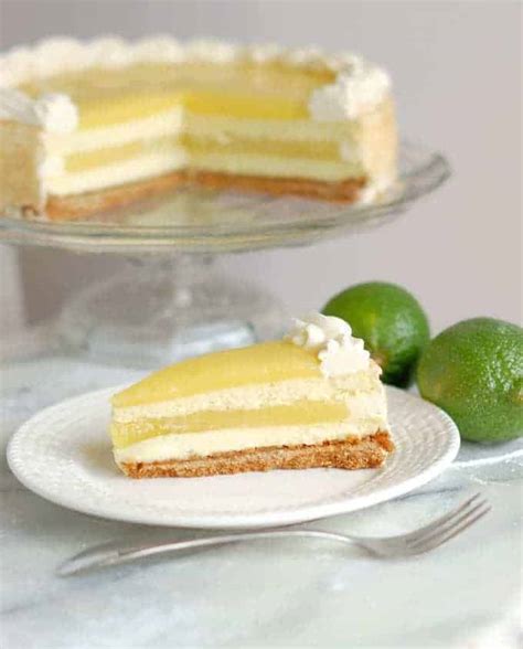 Lime Layered Cheesecake A New Take On Layer Cake Baking Sense