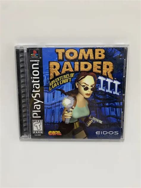 Tomb Raider Iii Adventures Of Lara Croft Complete Black Label Playstation Ps Picclick