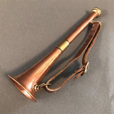 Brass And Copper Hunting Horn Antique Brass And Copper Hemswell