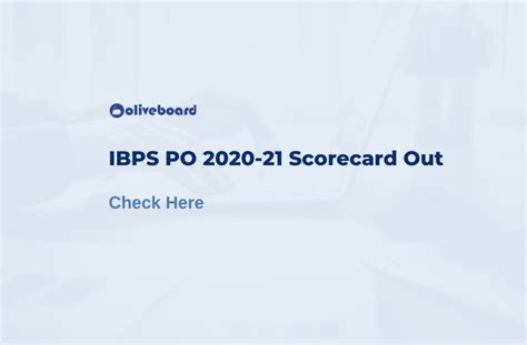 Ibps Po Prelims Scorecard Cutoff Out Check Here