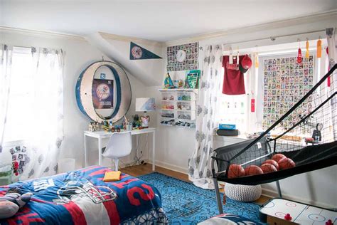 Chic home decorations for your house or office, living room, bedroom, bathroom, kitchen, classroom, dorm or apartment. Pin on Boys Sports Bedroom