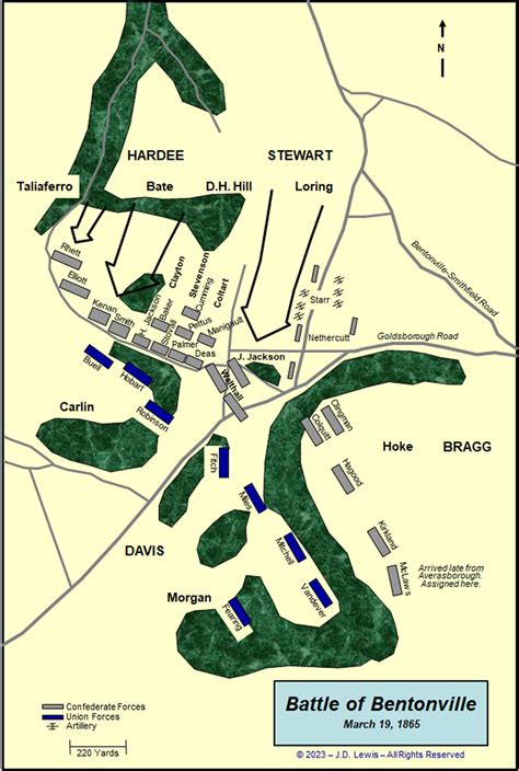 Battle Of Bentonville March 19 21 1865