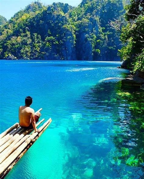 Kayangan Lake Coron Philippines One Of The Cleanest Lakes In Asia