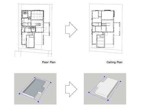 How To Create A Reflected Ceiling Plan In Sketch Up And Then Insert It