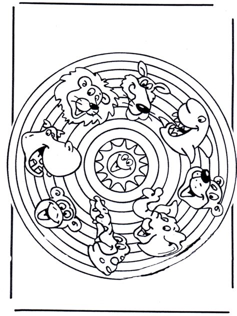 180 x 150 gif pixel. Dieren Mandala 2 - Dierenmandala's
