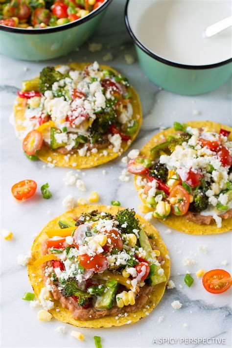 Roasted Vegetable Tostadas Recipe A Spicy Perspective