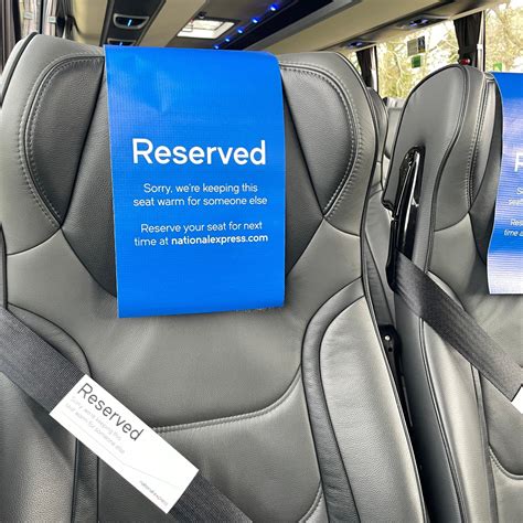 National Express on Twitter: "Fancy reserving your favourite seat? Our