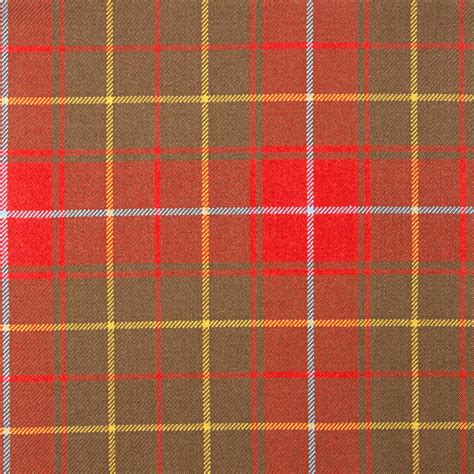 Burnett Weathered Heavy Weight Tartan Fabric Lochcarron Of Scotland