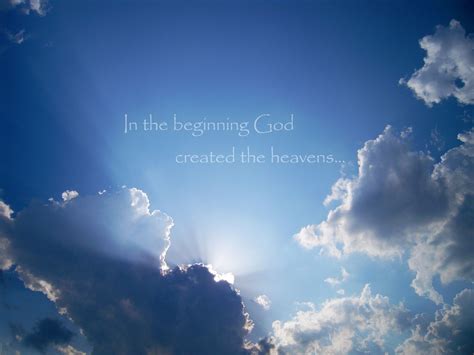 In the beginning | In the beginning god, Praise and worship, Sermon