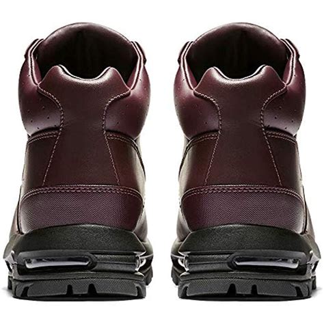 Nike S Acg Air Max Goadome Leather Boots Deep Burgundyblack 865031 604