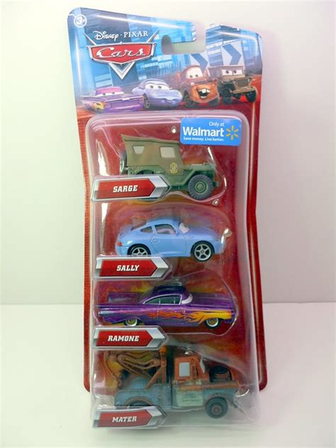 Wal Mart 4 Pack Exclusive Disney Cars 4 Packs Just Jdm Photography