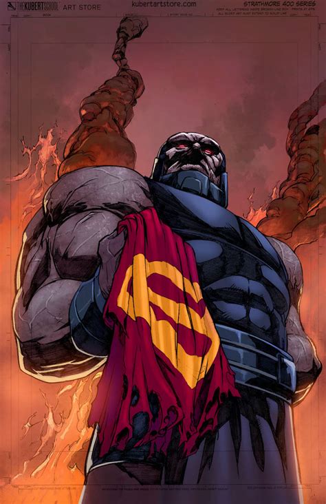 Darkseid possesses a cunning superhuman intellect; Darkseid colors by DRPR on DeviantArt