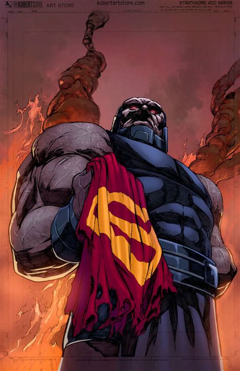 The dark side of marvel & dc. Darkseid colors by DRPR on DeviantArt