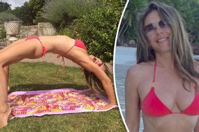 Elizabeth Hurley Covers Bare Breasts As She Strips Hot Sex Picture