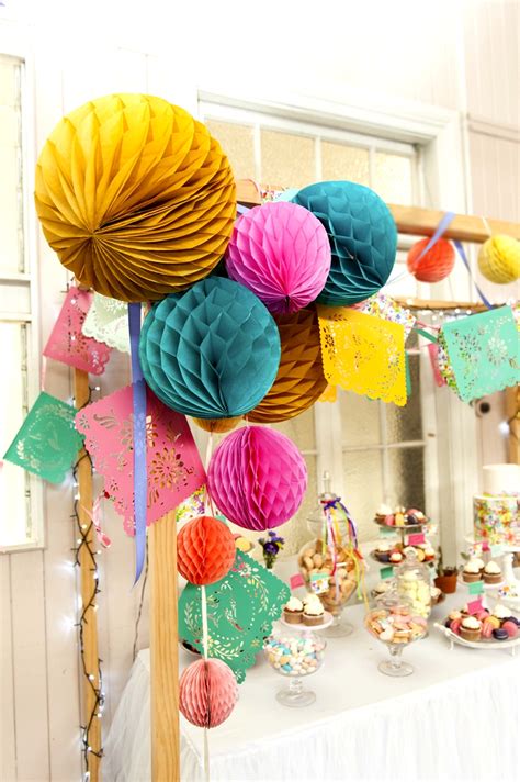 A Bright And Colorful Summer Party Fiesta Party Ideas Party