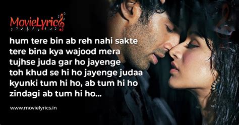 Tum Hi Ho Lyrics Aashiqui 2 Arijit Singh Movielyrics