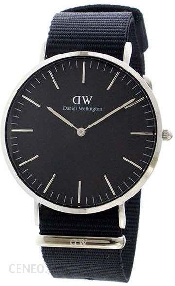 daniel wellington classic black cornwall silver steel dw00100149 zegarki ceny i opinie